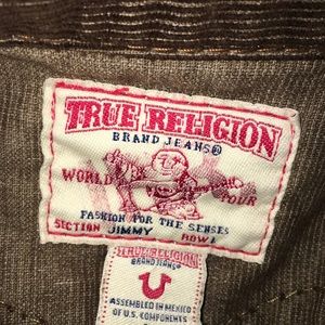 A True religion jeans jacket