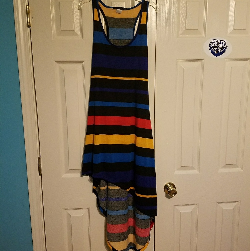 Asymmetrical Tank Dress