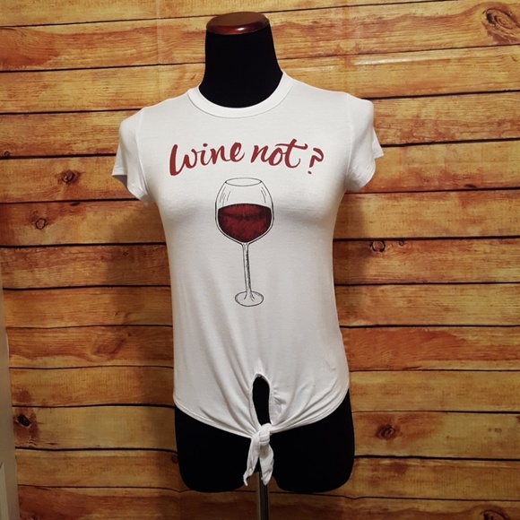 Tops - Bottom tie Tee shirt Tops - Bottom tie Tee shirt