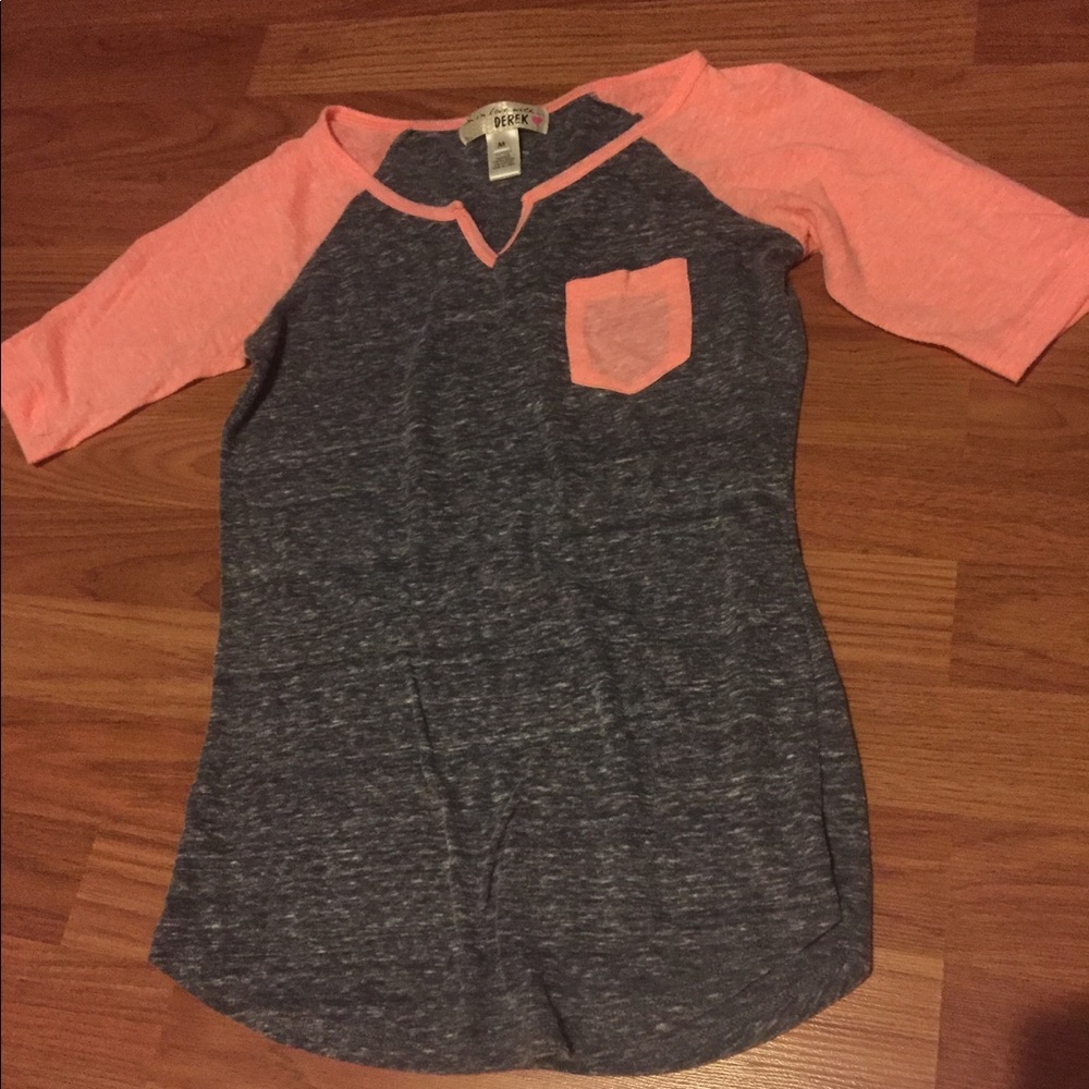 Baseball style tee