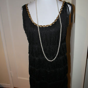 Flapper Dress - Black