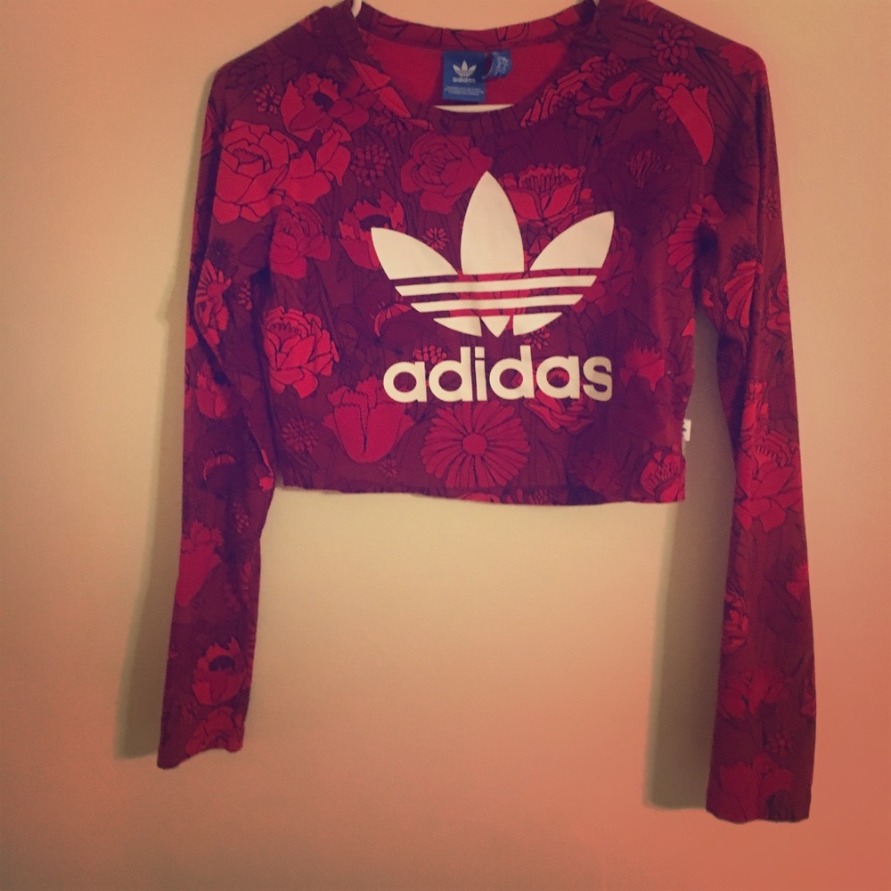 Adidas crop top set