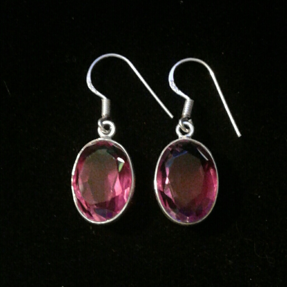 SALE  Charming *HC Faceted Ametrine Solid 925S Er