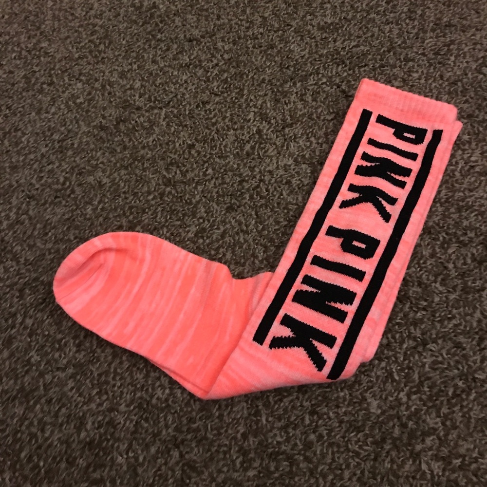 PINK Knee High Socks