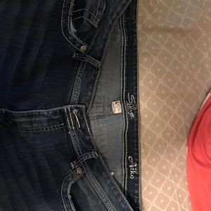 Silver jean - capris!