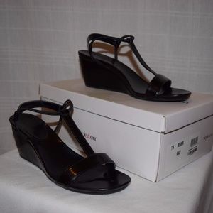 Style & Co t-strap wedge sandals