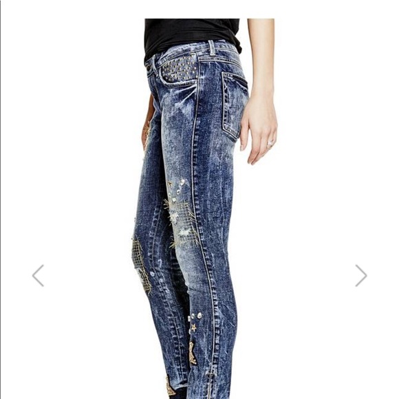 Guess Women Embellished Jeans - Picture 4 of 4