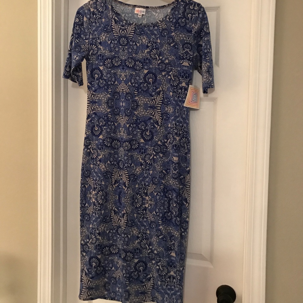 LuLaRoe Julia Dress -Size Small