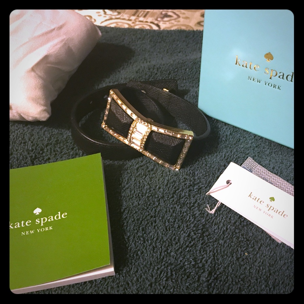 Kate Spade double wrap bow bracelet