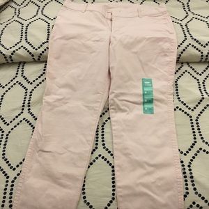 Blush colored Old Navy Pixie Pants