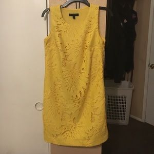 Banana Republic Yellow Floral Dress