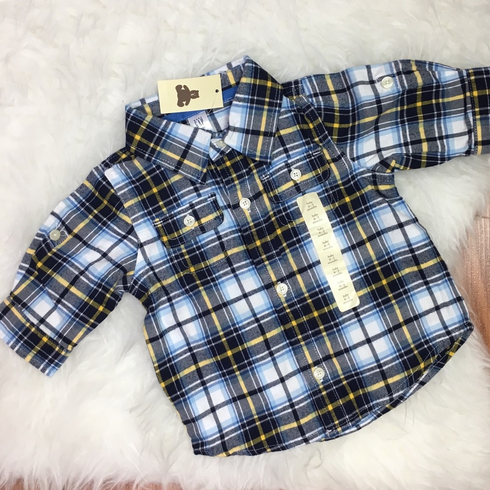 Baby GAP Button Up Flannel. - Picture 1 of 4