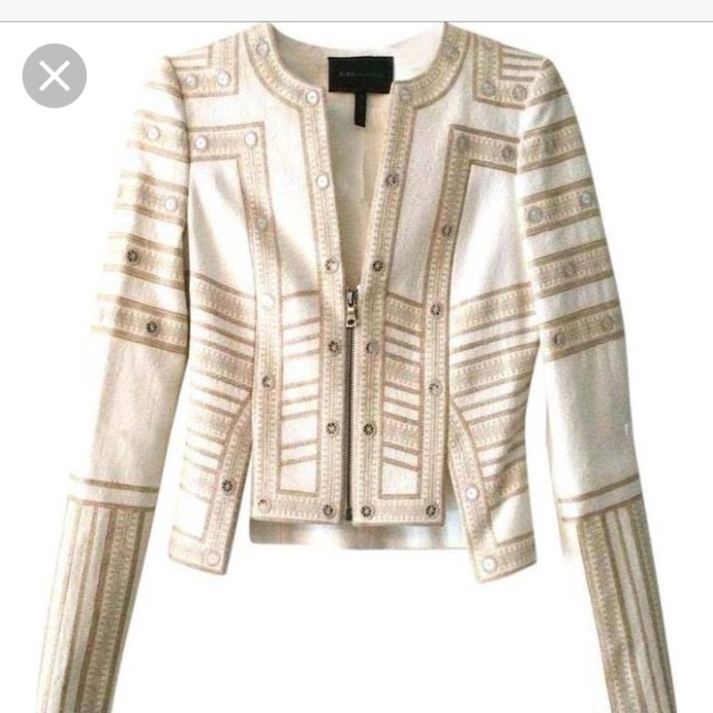 BCBG white jacket spring collection 2017