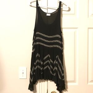 Free people black lace sundress