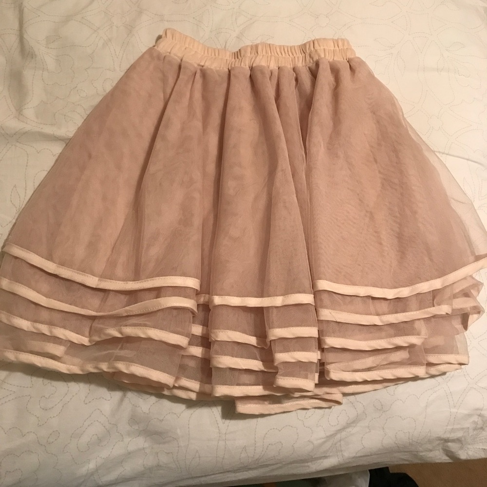 Tan skirt