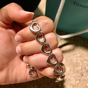 Tiffany & Co. Linked Hearts Bracelet