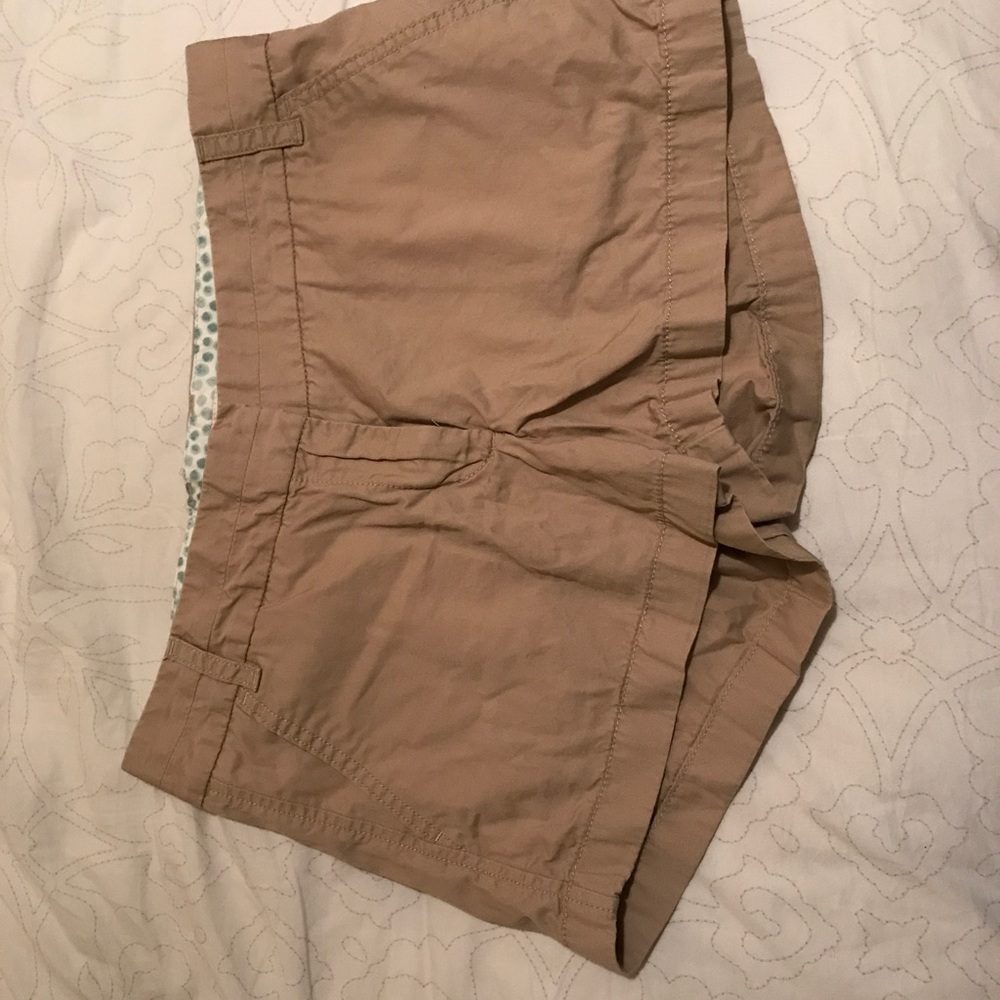 Jcrew tan shorts