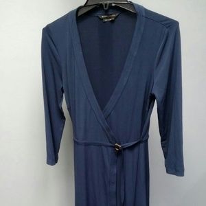 BCBG Max Azria Blue Wrap Dress