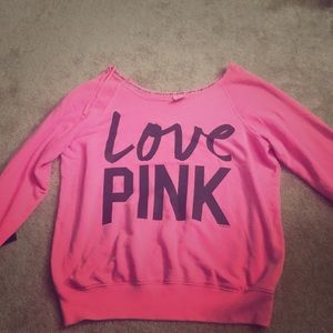 Pink sweatshirt