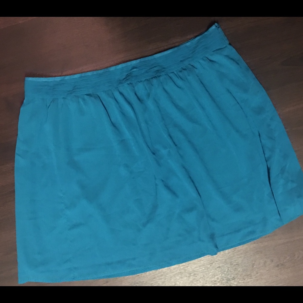 Ann Taylor LOFT Teal Skirt