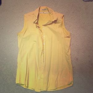 Pale Yellow Summer Tommy Hilfiger S Button Tank