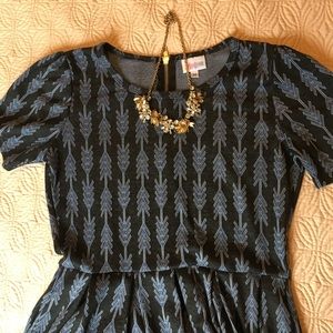 LulaRoe blue arrow Amelia