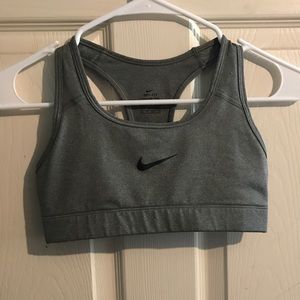 Grey Nike Sports Bra