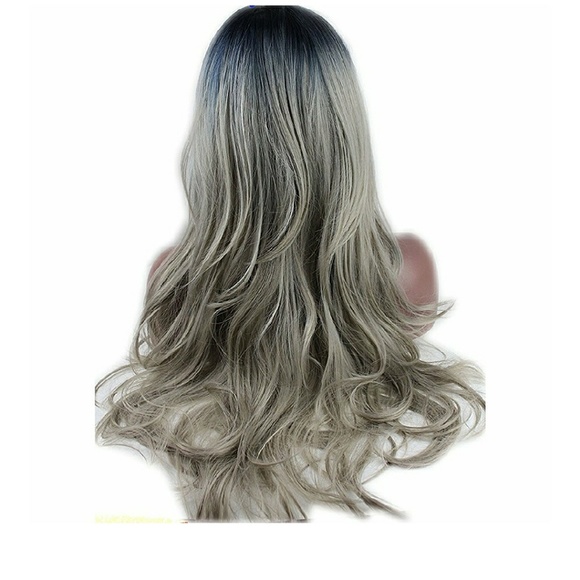Beautiful Ombre Gray Blonde Wig 22-24 inches main image 5