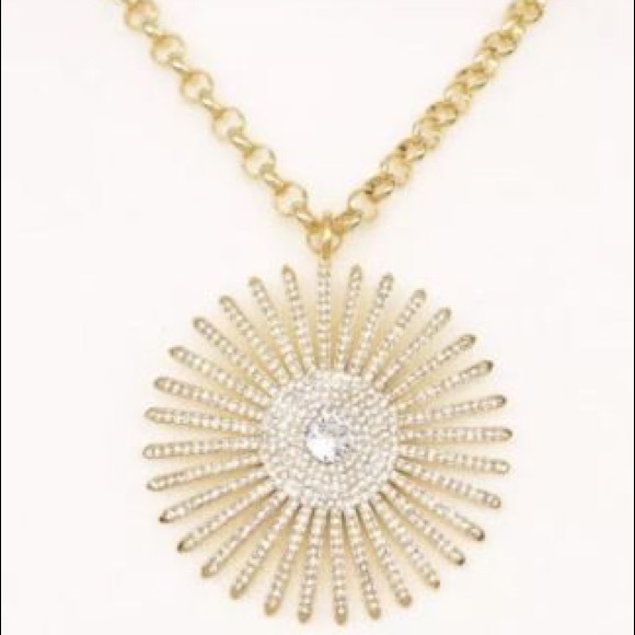 Vince Camuto Jeweled Starburst necklace - Picture 2 of 2