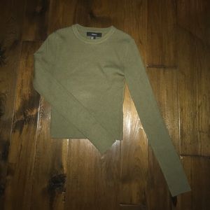 Olive crop top
