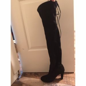 Steve Madden Thigh high black boots