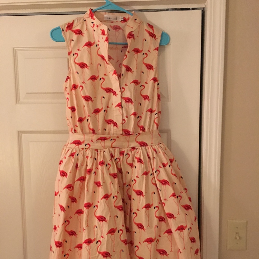 Chicwish small flamingo dress