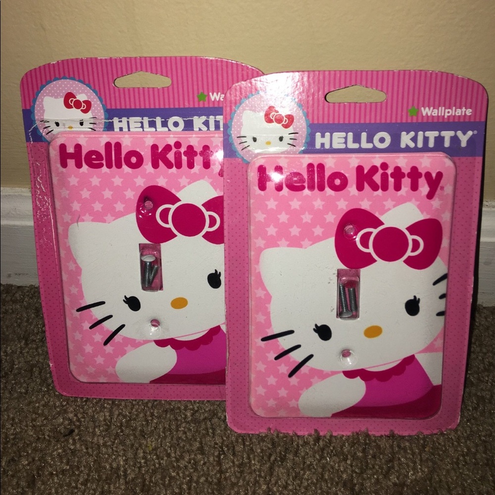 Hello Kitty Light Switch Plates