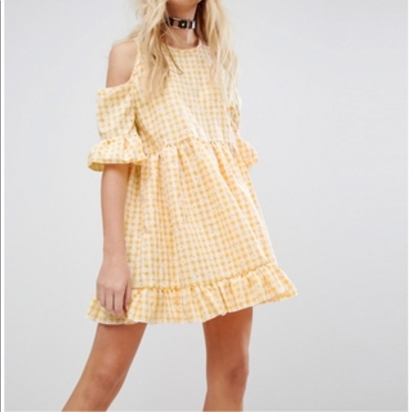 Asos Dresses & Skirts - Milk it dress yellow gingham
