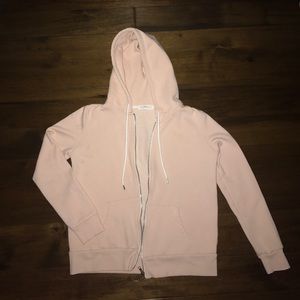 Zip up hoodie (pink)