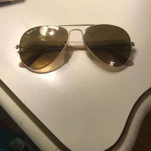 Authentic Aviator Polarized Ray Bans