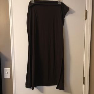 Brown maxi skirt!