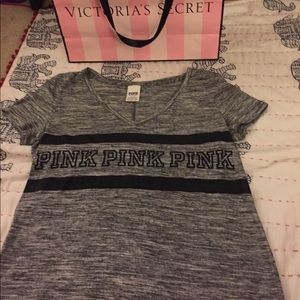PINK by Victoria secret workout tee (: