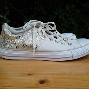 Gold Shiny Chuck Taylors
