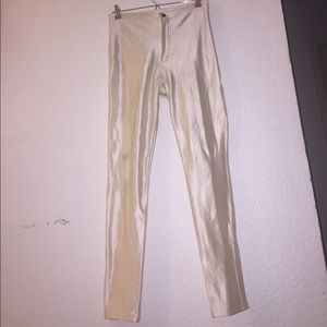 American apparel disco pants.
