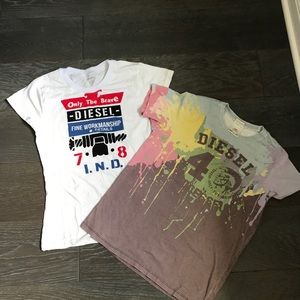 DIESEL UNISEX Kids T-shirts  size:12-14