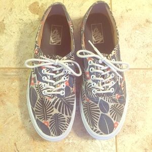 Tropical Print Vans Classics