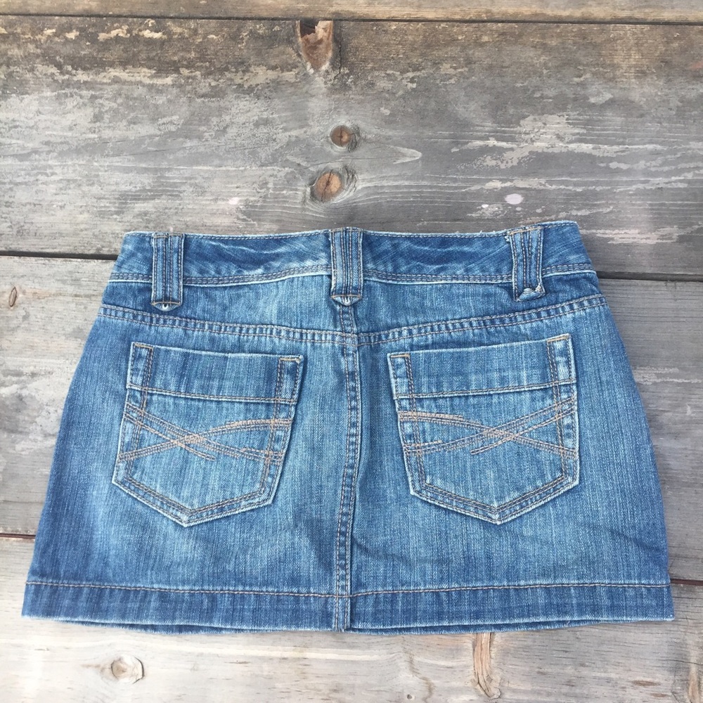 AEROPOSTALE DENIM SKIRT SZ 5/6 - Picture 2 of 3