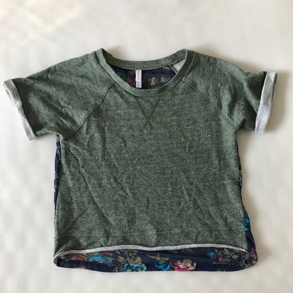 Green and Floral Tank