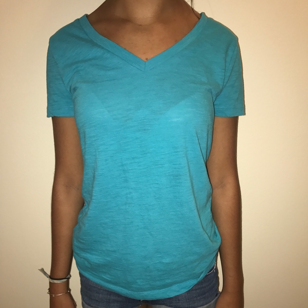 Blue V-Neck