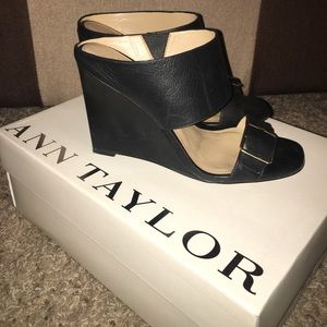 Ann Taylor Wedge Mule