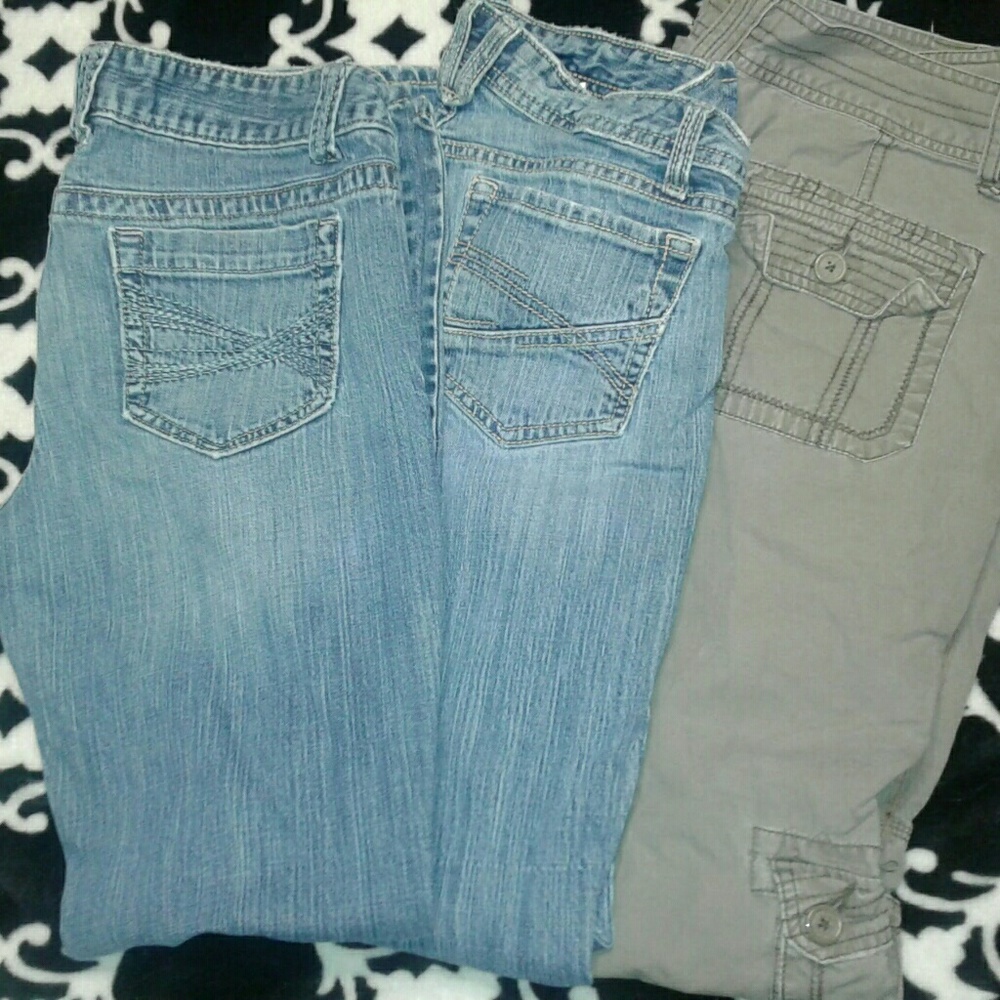 3 PAIRS of size 9/10 aeropastle pants