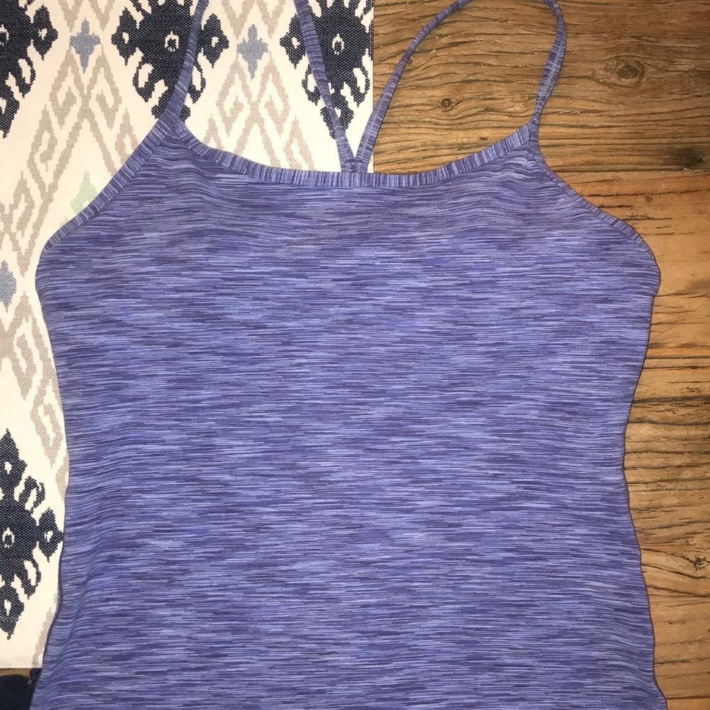 Lululemon Power Y Tank Blue Space Dye From Size 8