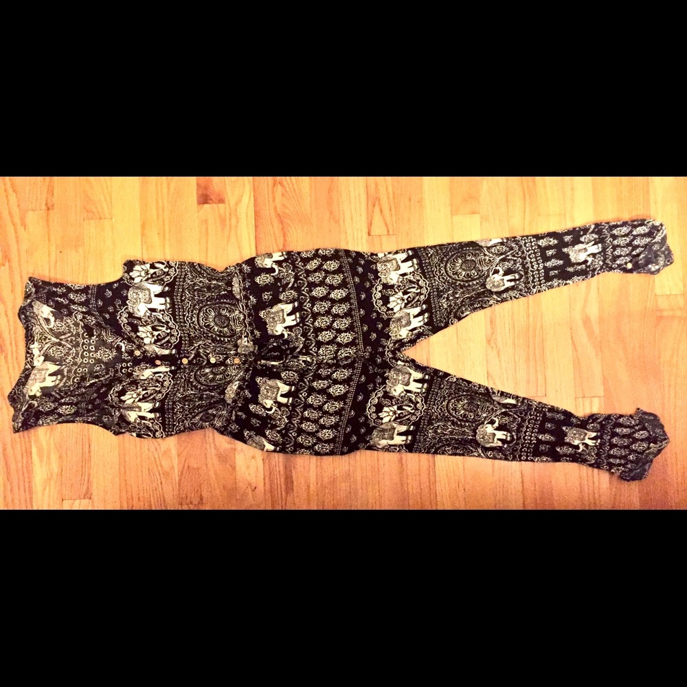 Elephant Printed Jumpsuit