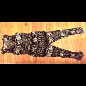 Elephant Printed Jumpsuit